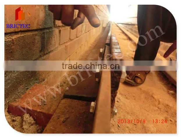 Small tunnel brick kiln use coal nature gas petrol coke LPG heavy oil