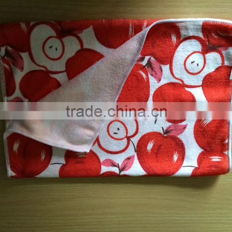 Ultra soft microfiber printed towel wholesale