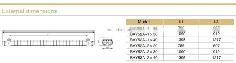 Flameproof Explosion proof Fluorescent Lamp