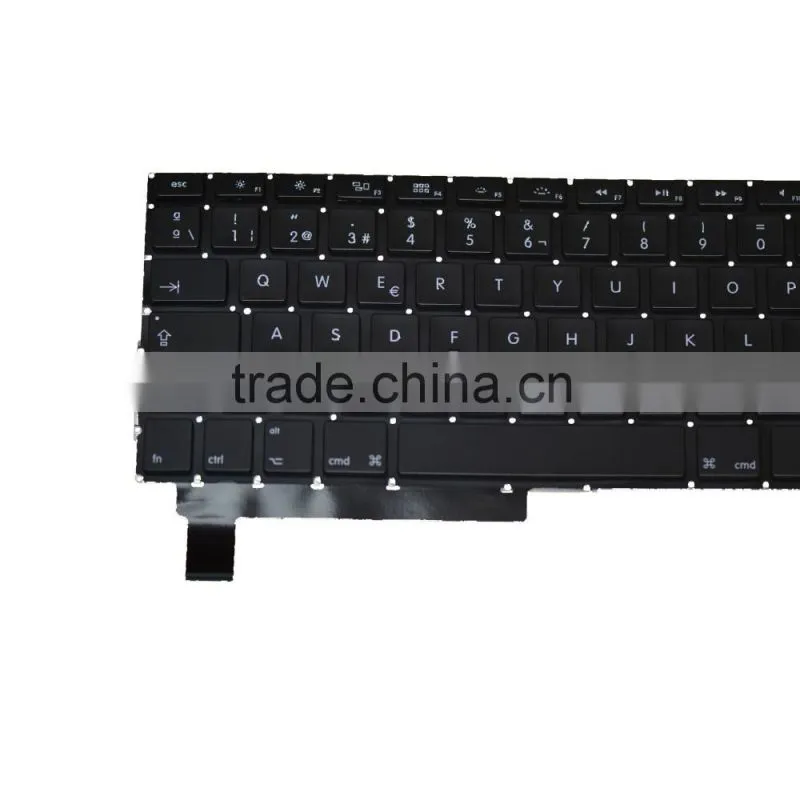 Professional Spanish keyboard Replacement For Laptop Macbook Pro A1286 2008-2012