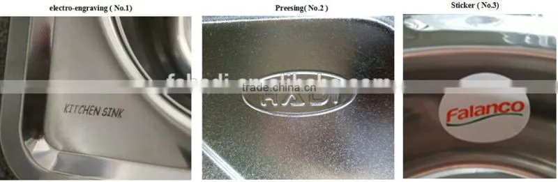 Double Bowl Top Mount Stainless Steel Sink with top quality HD8448