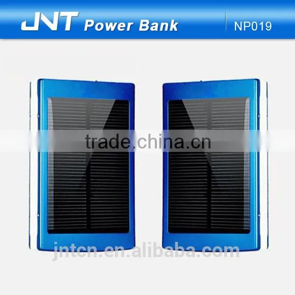 high capacity rechargeable mobile Solar power bank with dual USB output NP019