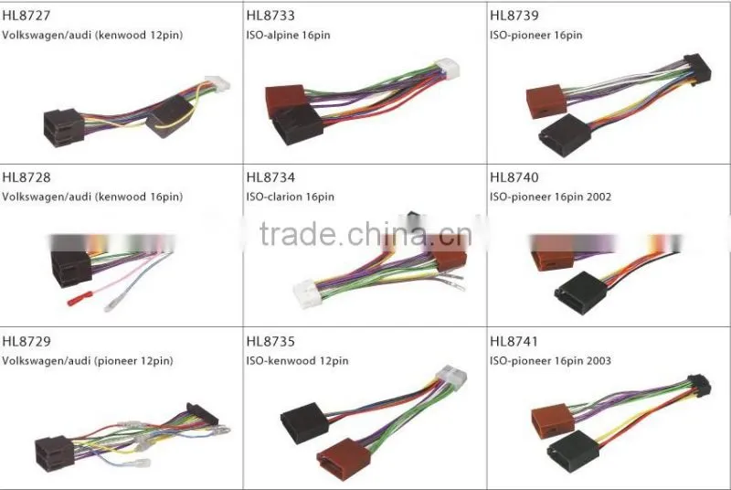 customized auto wire harness&cable assembly
