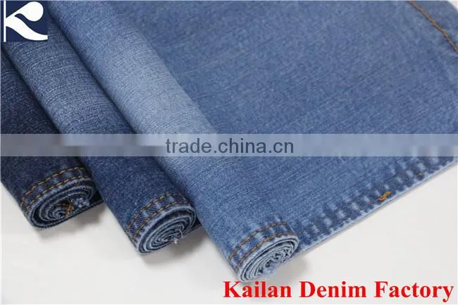98%cotton 2%spandex Slub Denim Fabric