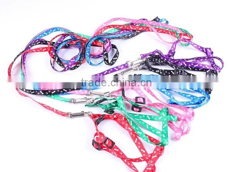 1.5 printing thoracic dorsal traction rope dog cat pet chest straps harness leash