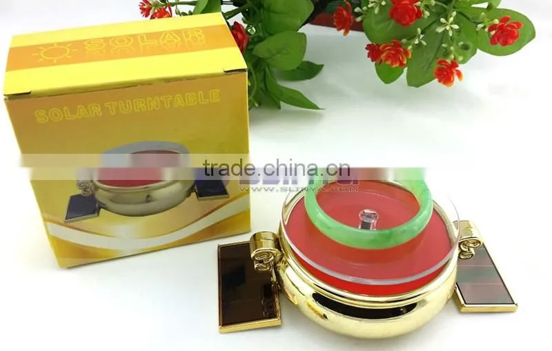 Exclusive Shop Auto Rotation 2 Solar Panel Product Sample Stand Mount showcase
