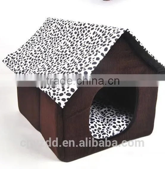 Dog Stuffed House/ Pet Practical Products / Super Soft Pet House with a Door