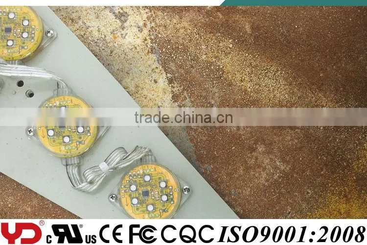 YD IP68 V-0 led pixel sign CE CQC FCC