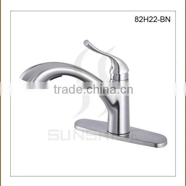 82H22-BN China Faucet Factory High Quality Brass Pop up Kitchen Faucet