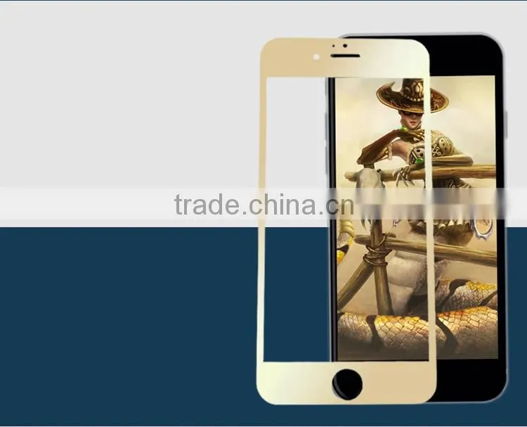Christmas promotion Colorful electroplating for iphone 6 mirror screen protector