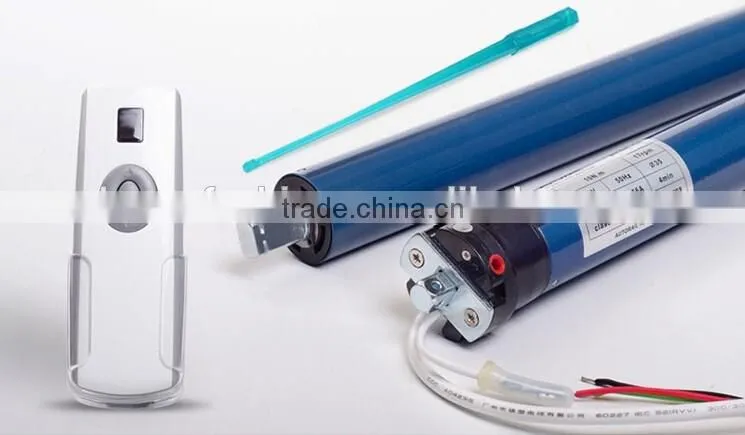 somfy motorized roller blinds/220V motor electric blackout roller blinds curtains