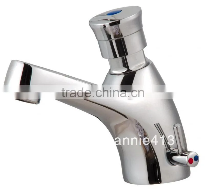 Single Push Button Self-closing Basin water tap