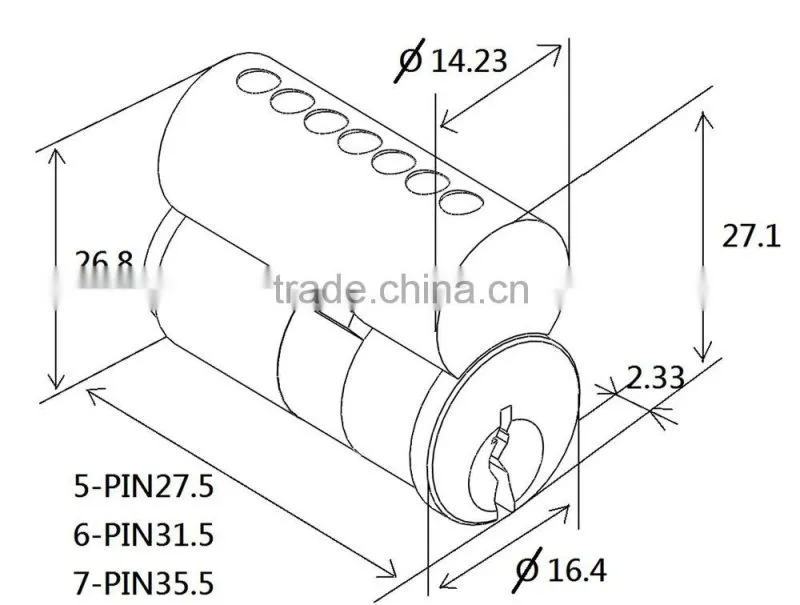 Re Keyable Removable Interchangeable Cylinder Core