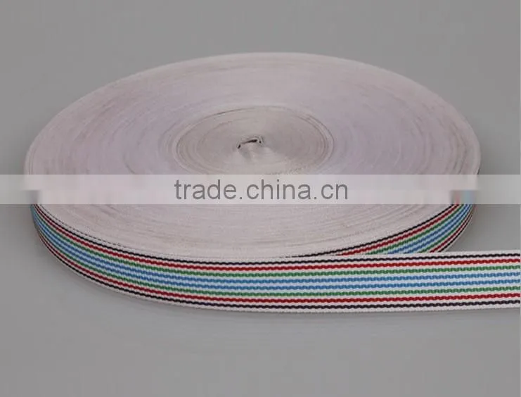 Nylon Webbing Stocking, Polyester Webbing, polyester plain mixed color pattern webbing