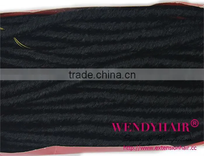 Wendy Brand synthetic hair soft dread with curly synthetic hair for braiding