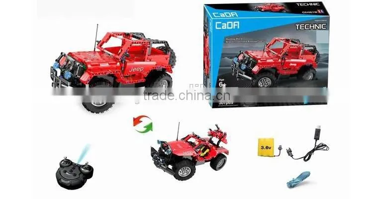 2.4g building block rc truck building block rc car toy remote control blocks