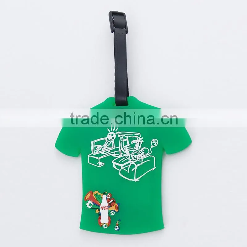 eco-friendly PVC luggage tag comply with US standards