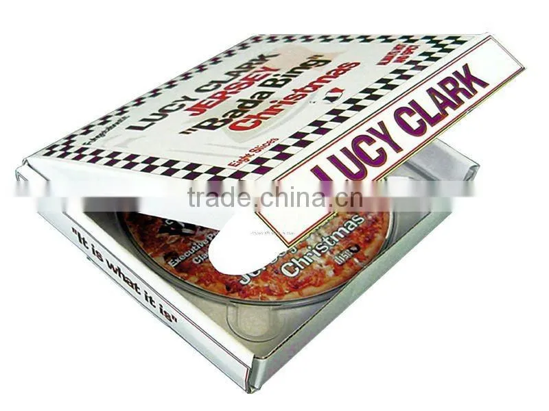 decorative cardboard pizza box
