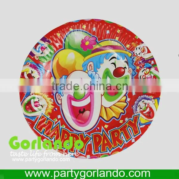Environmental protection food grade paper plates for party