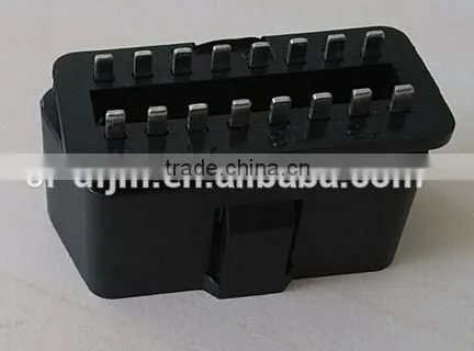 Superior quality competitive price 16pin straight j1962 obdii connector with rohs compliant