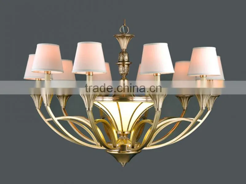 high technology brass pendant lamp classical for interior decoration