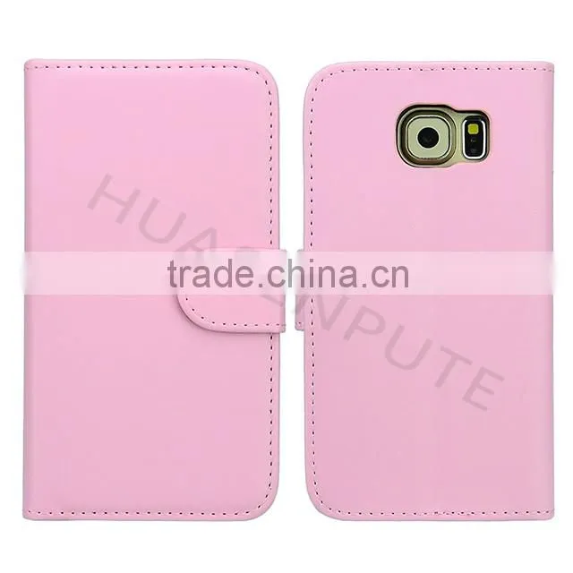Hot New Products Leather Case for Samsung Galaxy S6 Wallet Leather Case