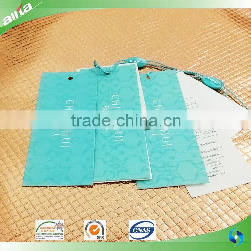 Wholesale OEM clothes tags, shoe tags and paper hang tags for sunglasses