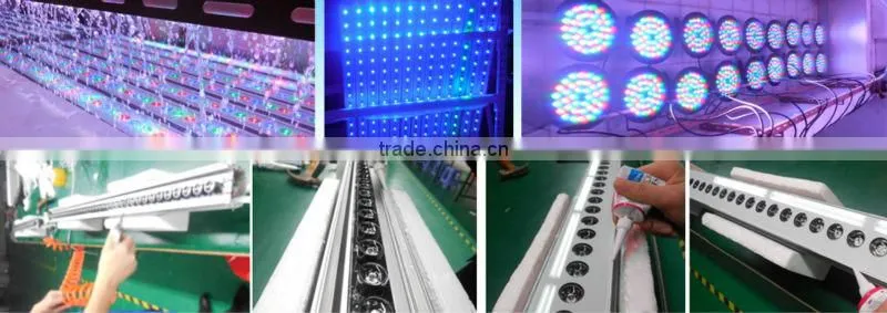 L1000mm Outdoor DMX RGB 3IN1 48pcs SMD5050 8pixel circular led tube