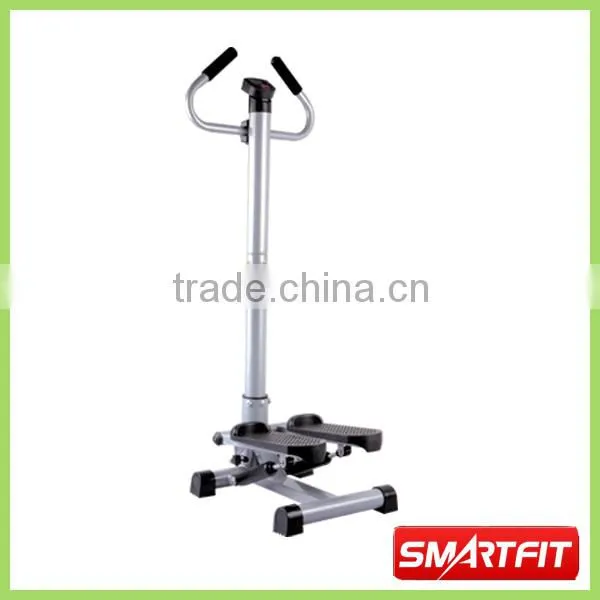 electronic bike liked stepper with handle and digital counter twist stepper for fitness