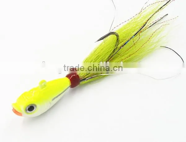 colorful bucktail jig head wholesaler in China