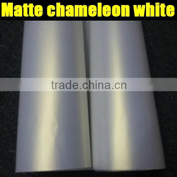 Popular Matte chameleon pearl white to purple with air bubble