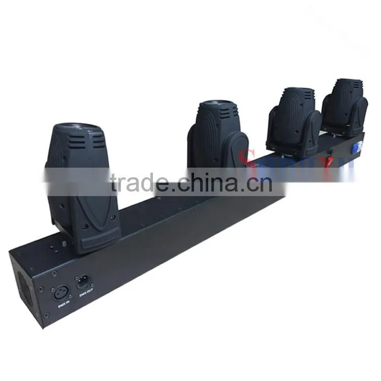 4 heads rgbw beam aura led mini moving head beam lights