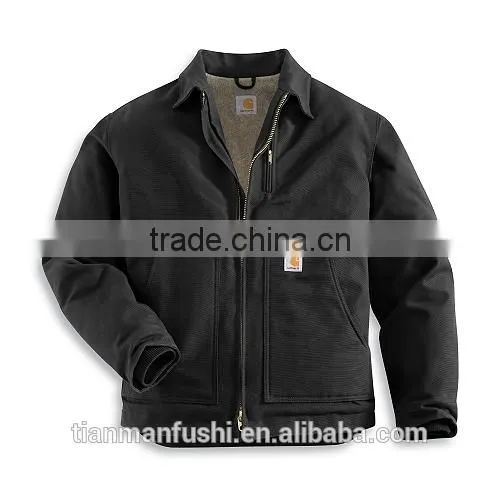 Fashion men's casual winter 100% cotton padded custom varsity jackets