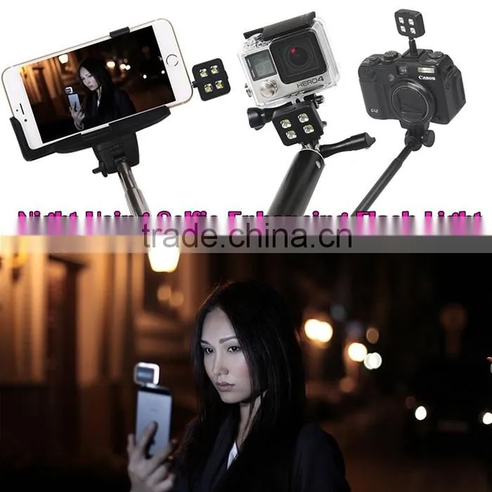 led flash light selfie flash for mobile phone ios and Android