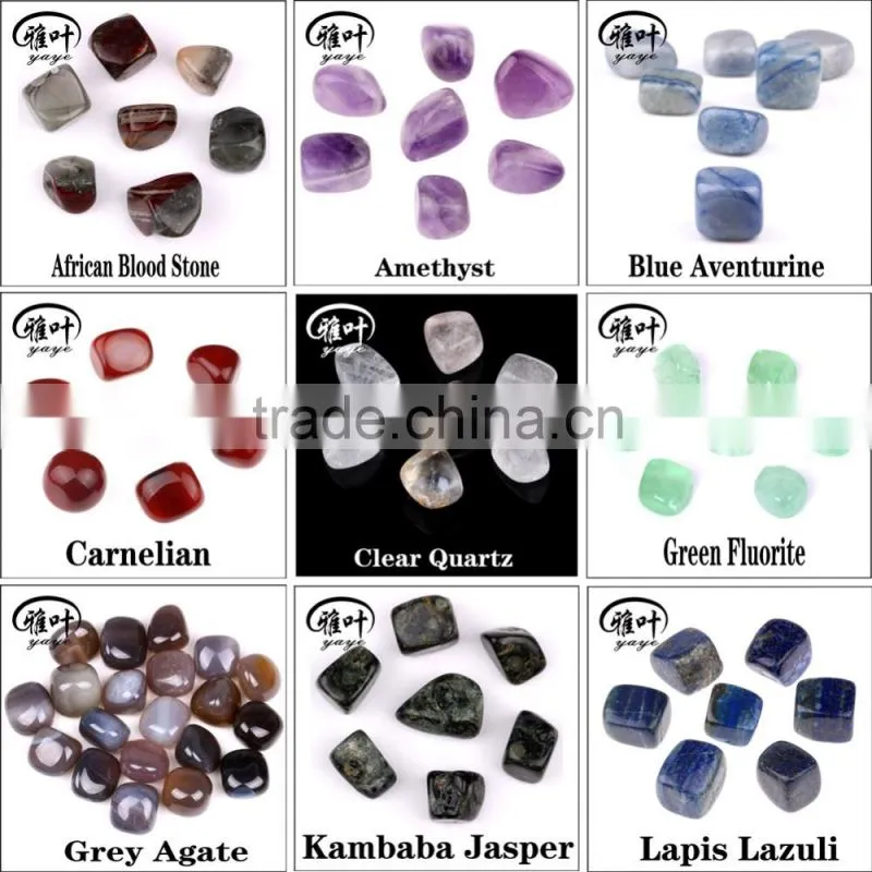 Natural semi precious red jasper 20-25mm tumbled stone