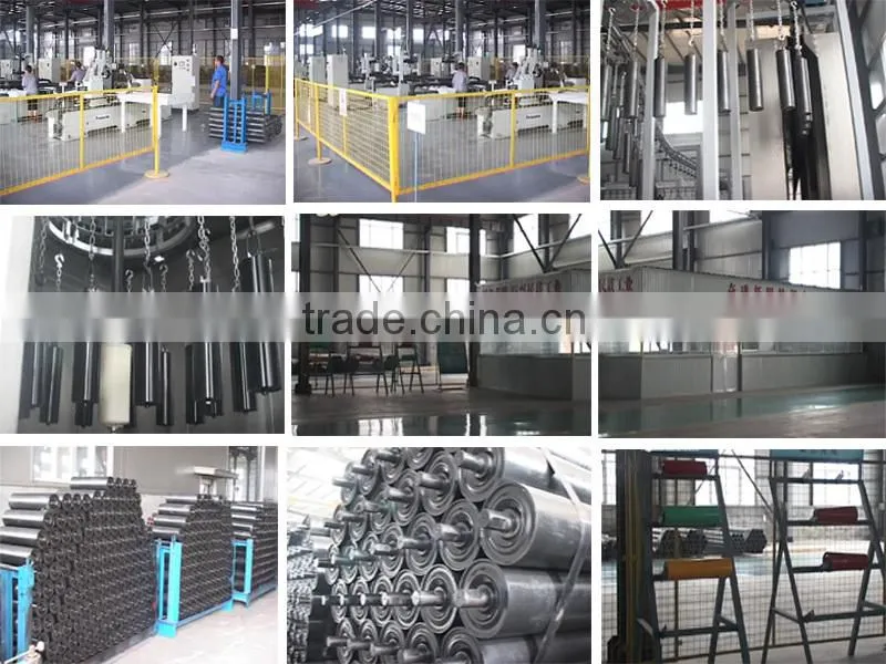 Mine Transport Belt Conveyor Steel Carrier Roller For Transporting Coal