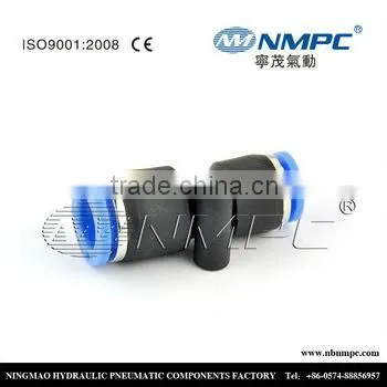 best air automatic pneumatic pushfit fittings PC ,PL,PB, PT ,PX NPT,PT ,BSP Thread,90 degree elbows air push male fitting