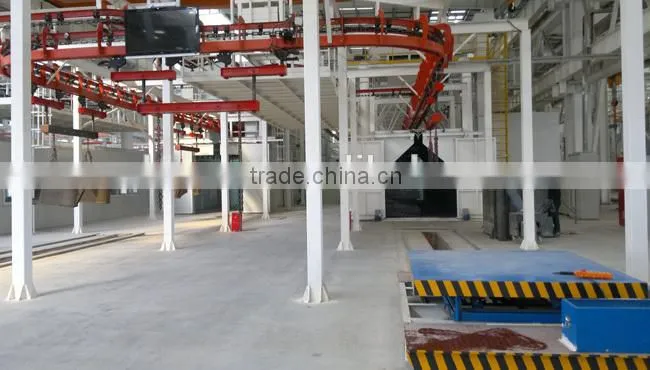 1High quality catenary stepping sand blasting machine