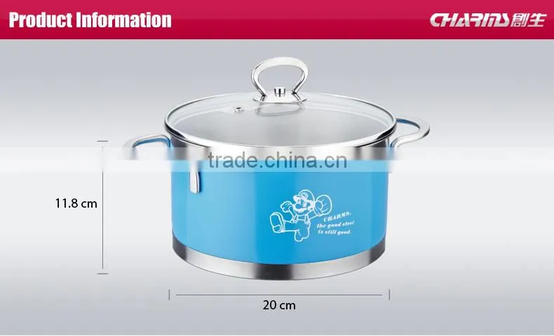 high quality aluminum stock pot CS560D CE FDA SGS