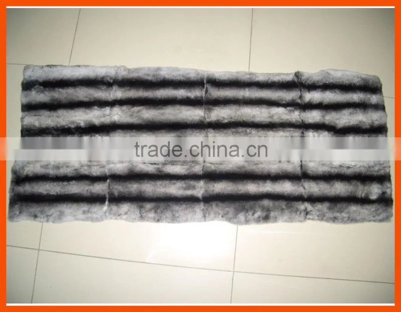 Tanned real rex rabbit fur skins for garments