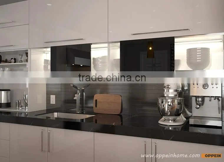 European Style Prefab Lacquer High Gloss Kitchen Cabinets