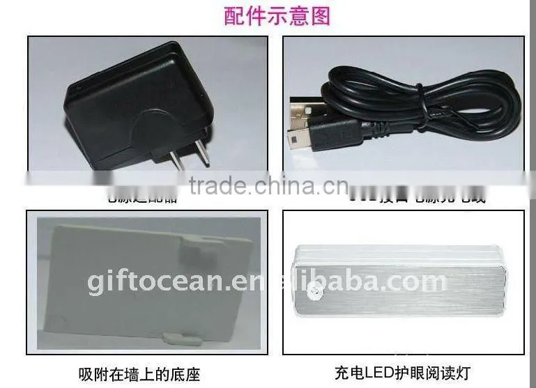 led reading light,led table lamp,with digital calendar clock