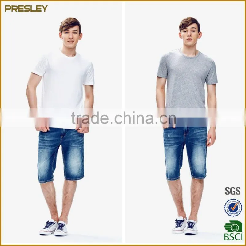 hot sell high quality man t-shirt PolyesterSpandex single jersey O-neck t shirts with cheap price