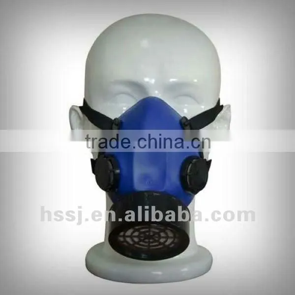 2016 hot selling single cartridge filter gas respirator half face chemical gas respirator with single cartridge filter chemical