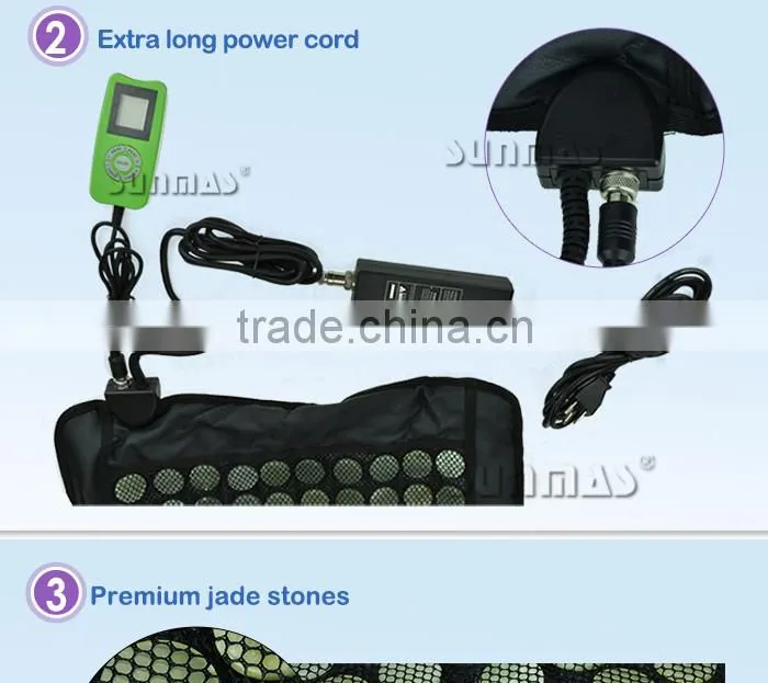 Sunmas HOT jade heat therapy products basalt stones for massage