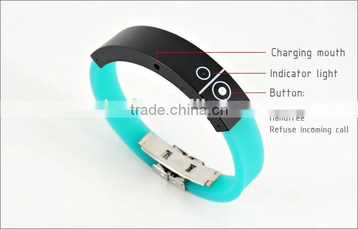 Smart Fitness Silicone Bluetooth Bracelet With Vibrating For Smart Watch Phone WT-16