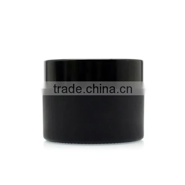 factory price 50g painted black glass jar