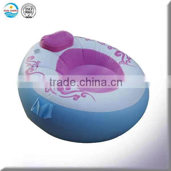 Inflatable relaxation music chair