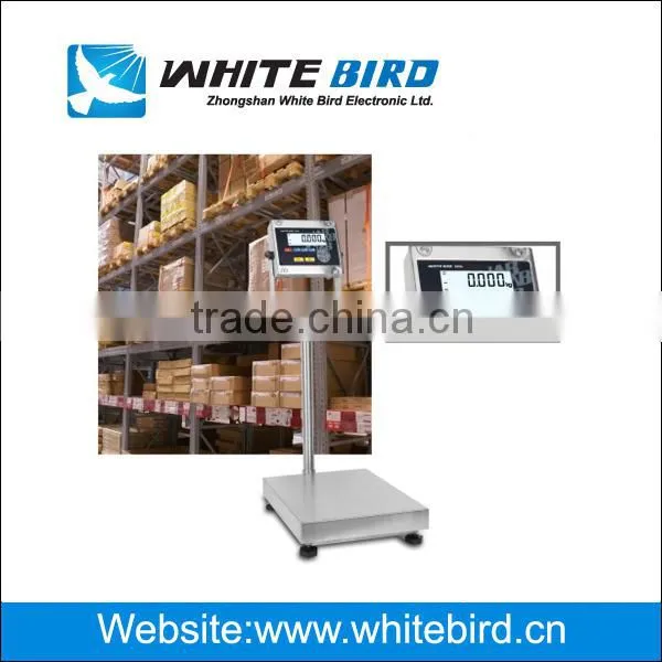 Stainless steel platform weighing scale with stainless steel indicator