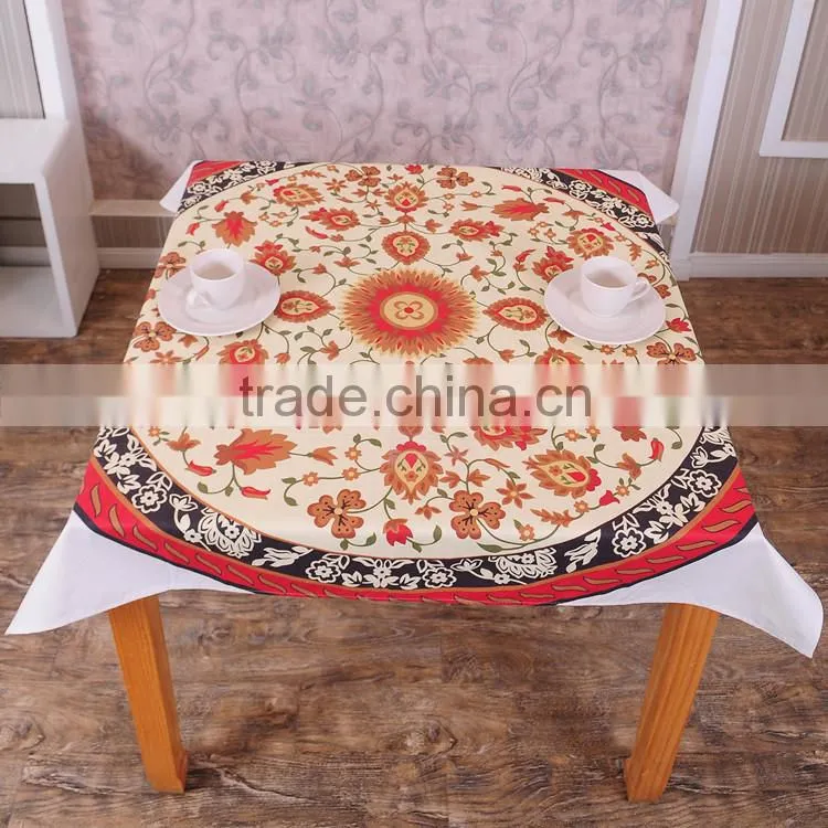 round table overlay/round table cloths cotton/round tablecloth 120